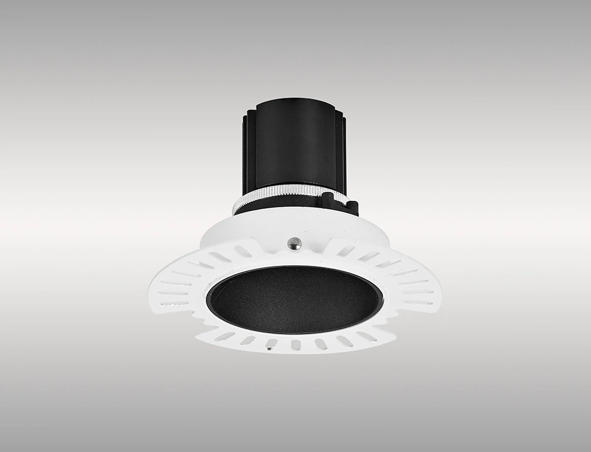 Basy 9 Tridonic Powered 9W 4000K 890lm 24° CRI>90 LED Engine, 250mA Black Fixed Recessed Spotlight, IP20 DM201779  Dlux Basy 9